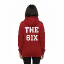 The 6ix - Embossed Canada Red Hoodie