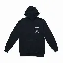 Double Double - Embossed Canada Navy Hoodie