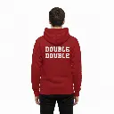Double Double - Embossed Canada Red Hoodie