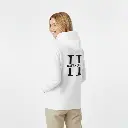 Havenoro - Embossed Essentials White Hoodie