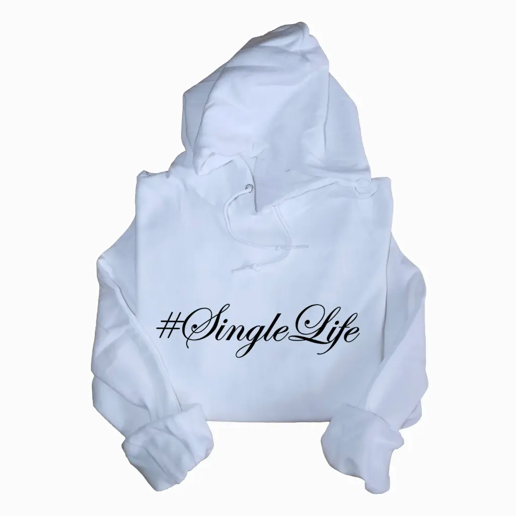 Embossed #SingleLife Hoodie