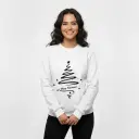 Embossed Christmas Tree Sweatshirt