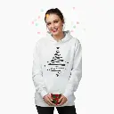 Embossed Christmas Tree Hoodie