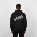 Approved - Embossed Puff Back Hoodie Black