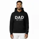 Personalized Embossed DAD Hoodie